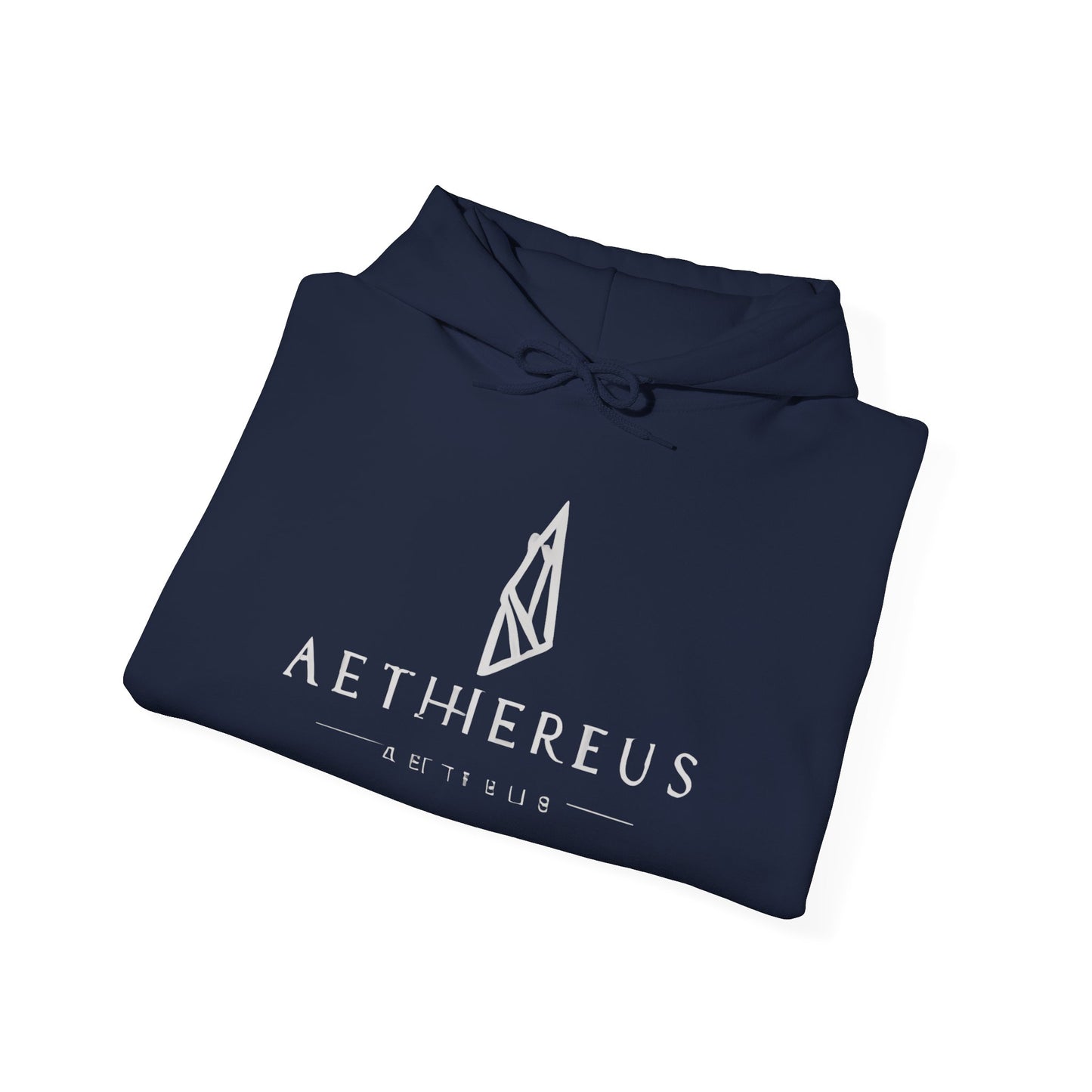 Aethereus Unisex Heavy Blend™ Hooded Sweatshirt - Stag/Matthew 11:28 Back Design