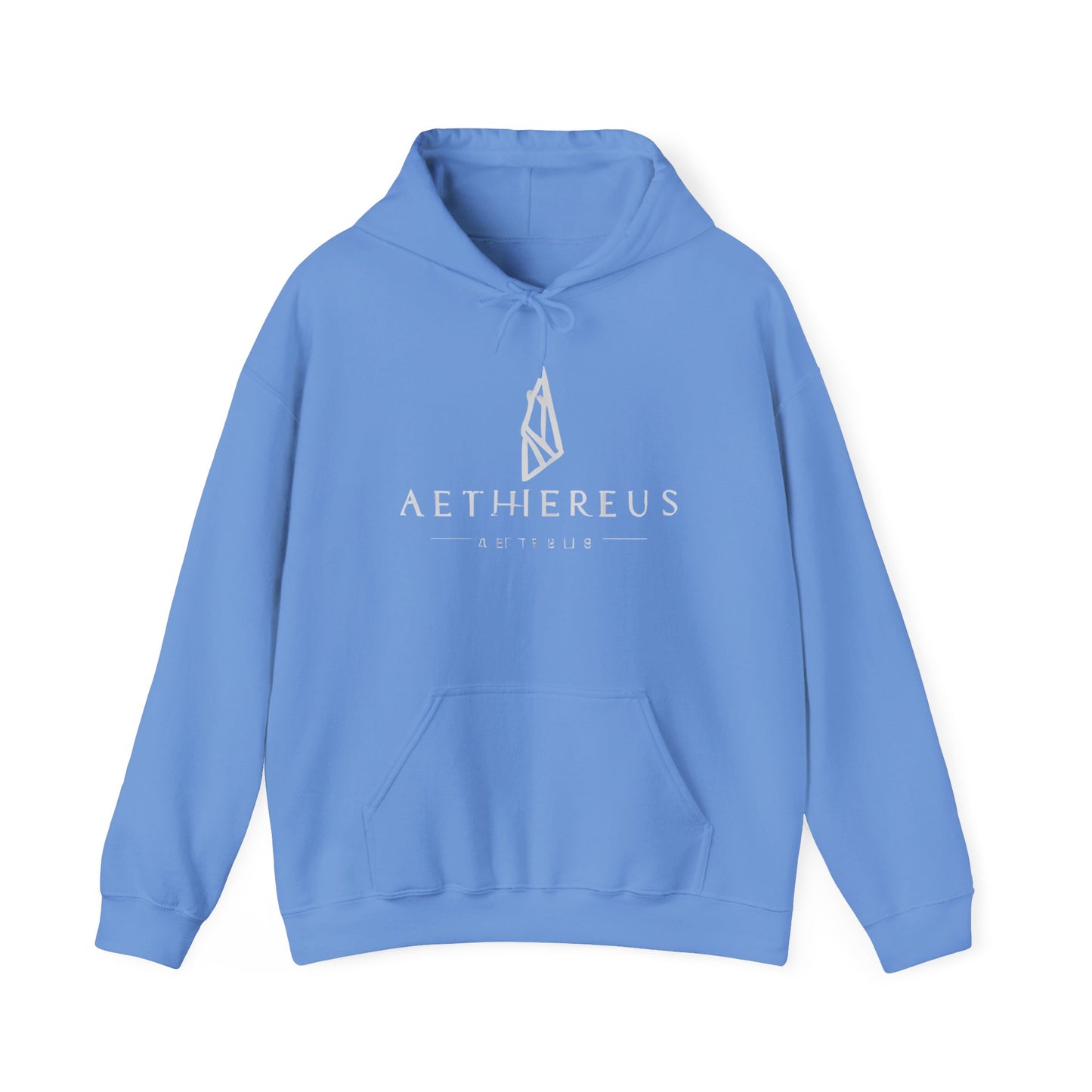 Aethereus Unisex Heavy Blend™ Hooded Sweatshirt - Stag/Matthew 11:28 Back Design