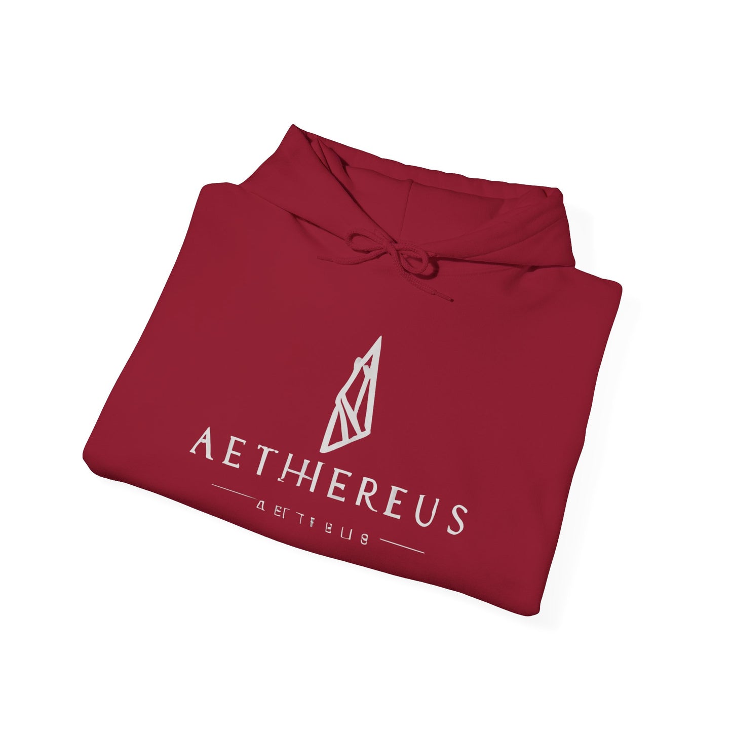 Aethereus Unisex Heavy Blend™ Hooded Sweatshirt - Stag/Matthew 11:28 Back Design
