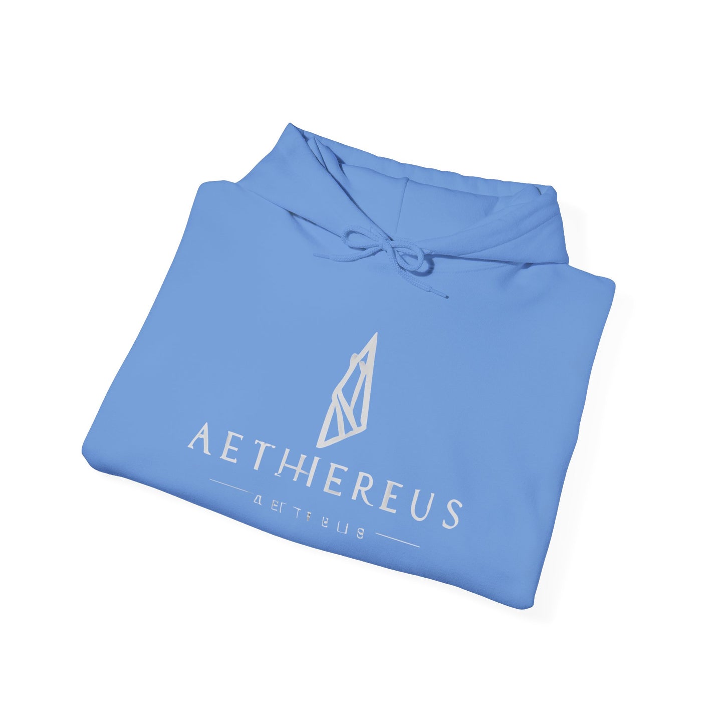 Aethereus Unisex Heavy Blend™ Hooded Sweatshirt - Stag/Matthew 11:28 Back Design
