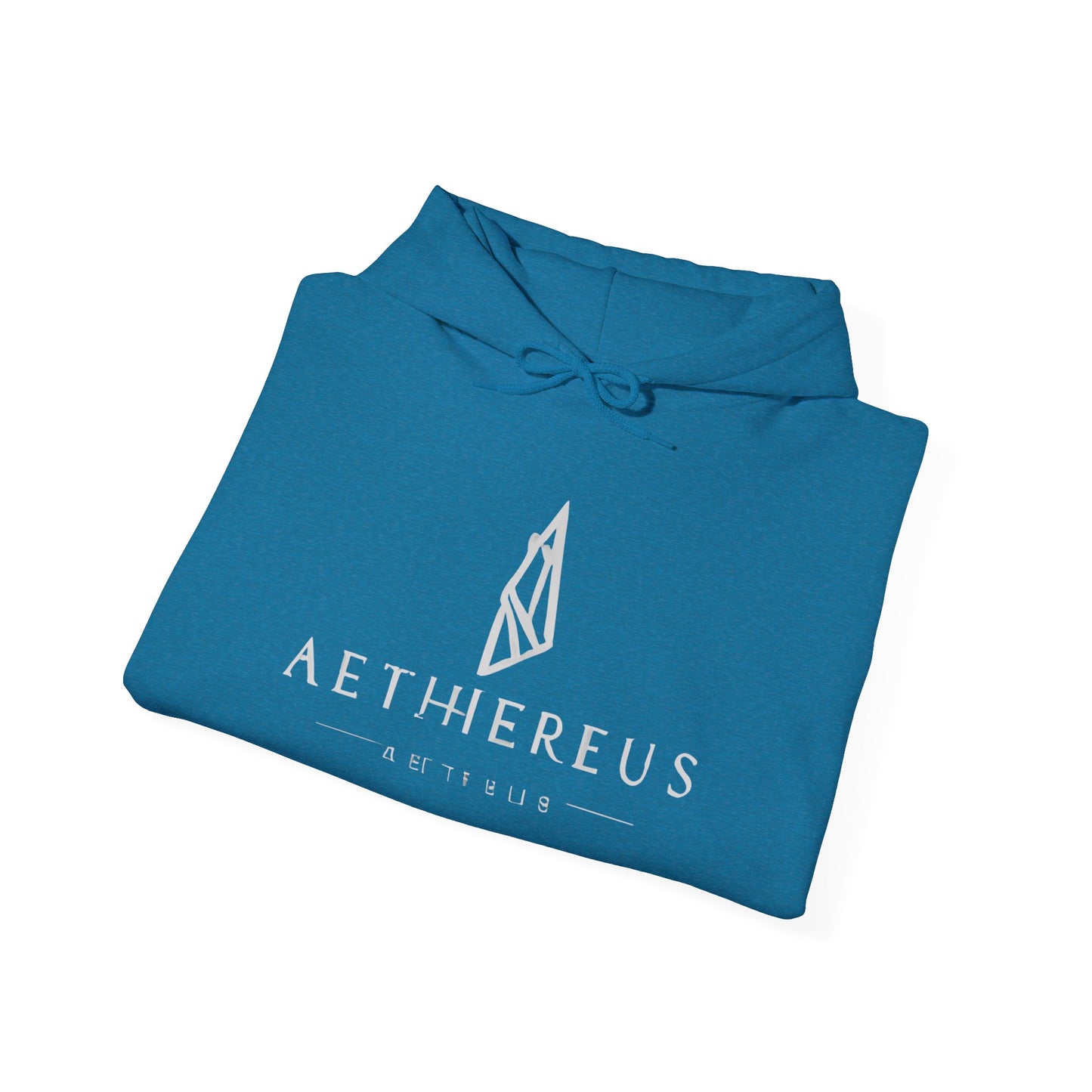 Aethereus Unisex Heavy Blend™ Hooded Sweatshirt - Stag/Matthew 11:28 Back Design