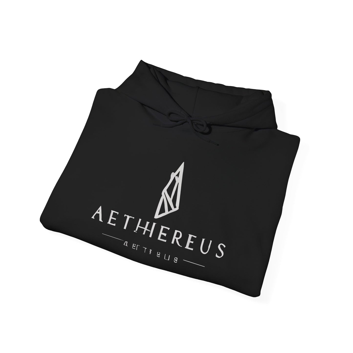 Aethereus Unisex Heavy Blend™ Hooded Sweatshirt - Stag/Matthew 11:28 Back Design